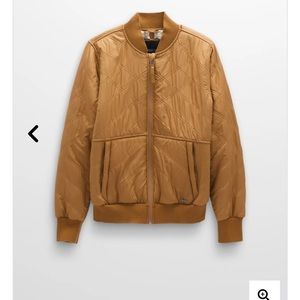 Prana Esla Bomber Jacket in Camel size medium - BNWT